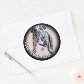 Stickers Bulldog Custom Anglais Bulldog Stickers (Enveloppe)