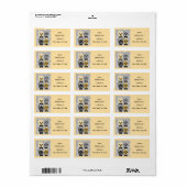 Stickers Bulldog français (Feuille entière)