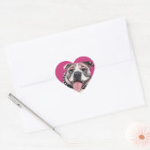 Stickers Bulldog Rose (Enveloppe)