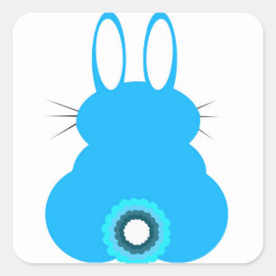 Stickers Bunny Bleu