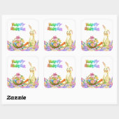 Stickers Bunny de Pâques (Feuille)