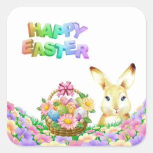 Stickers Bunny de Pâques