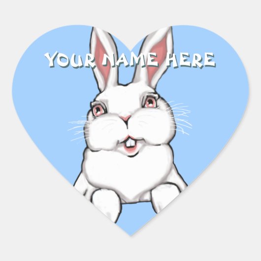 Stickers Bunny de Pâques Stickers personnalisés de (Devant)