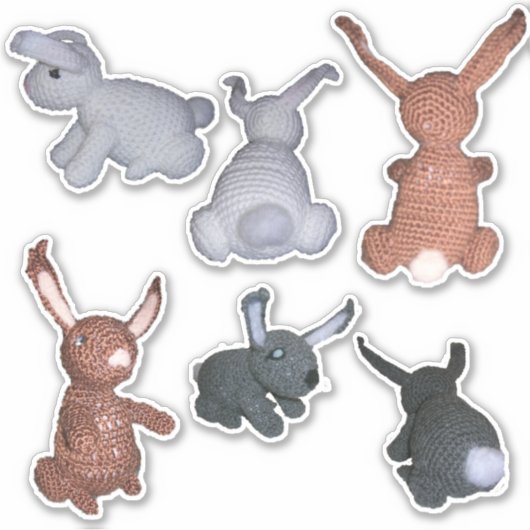 Stickers - Bunny Rabbit Dolls (Voorkant)