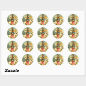 Stickers Bunny vintages de Pâques (Feuille)