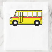 Stickers Bus de l'école jaune (Sac)