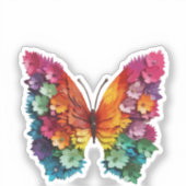 STICKERS Butterfly Flowery (Recto)