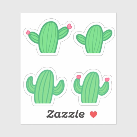 Stickers Cactus (Feuille)