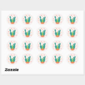 Stickers Cactus de la Saint-Valentin (Feuille)