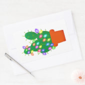 Stickers Cactus de Noël (Enveloppe)