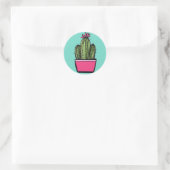 Stickers Cactus Rose Pot mignon (Sac)