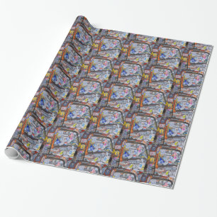 Stickers Cadeaupapier