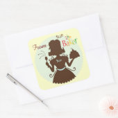 Stickers cadeaux Baker customisés (Enveloppe)