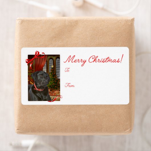 Stickers cadeaux Black Lab (En situation)