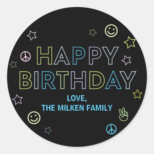 Stickers cadeaux Blacklight (Devant)