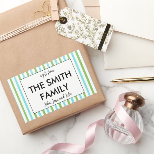 Stickers cadeaux de famille customisés (Cadeaux)