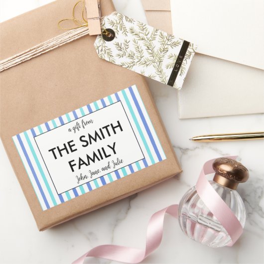 Stickers cadeaux de famille customisés (Cadeaux)