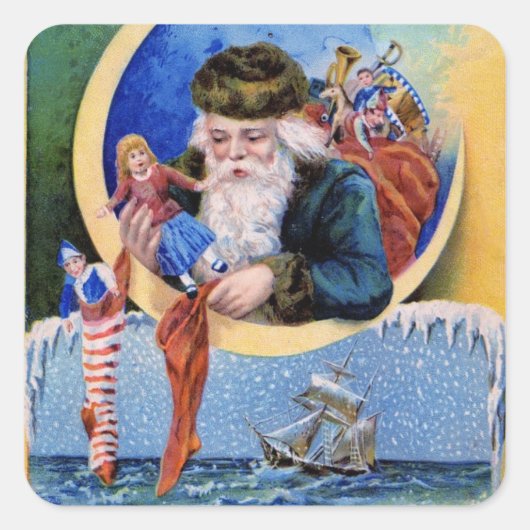 Stickers cadeaux de Noël (Devant)