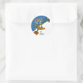 Stickers cadeaux de vacances Reindeer (Sac)
