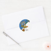 Stickers cadeaux de vacances Reindeer (Enveloppe)
