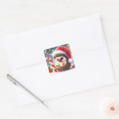 Stickers cadeaux Hedgehog Holiday Hedgie (Enveloppe)