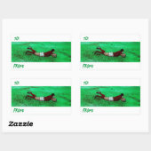 stickers cadeaux Rugby art (Feuille)