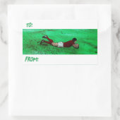 stickers cadeaux Rugby art (Sac)