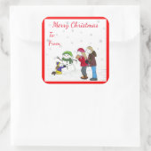 Stickers Cadeaux Snowman Gens Lizzy (Sac)