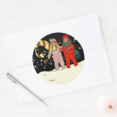 Stickers Cadeaux Vintage Christmas (Enveloppe)