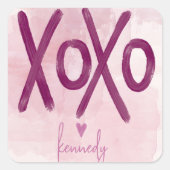 Stickers cadeaux XOXO (Devant)