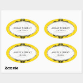 Stickers Cadmium Wedding Favor (Feuille)