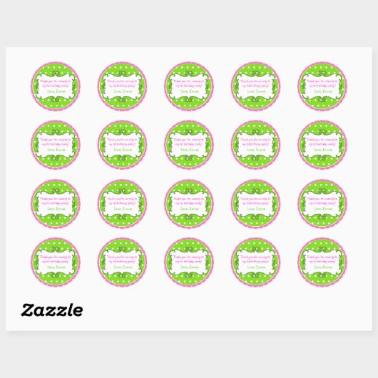 Stickers Cadres de Doodle personnalisés (Feuille)