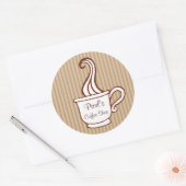 Stickers café customisé (Enveloppe)