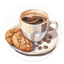 Stickers Café et Cookies