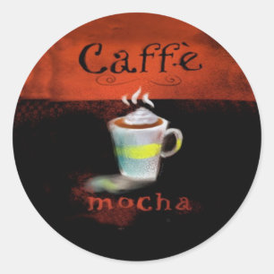 Stickers Caffe Mocha Café