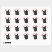 Stickers "CAIRNS RULE" de Cairn Terrier Chien chio (Feuille)