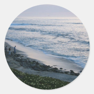 Stickers California Beach Sunset Custom La Jolla
