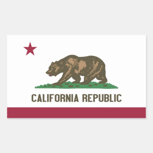 Stickers "California Flag" (Devant)