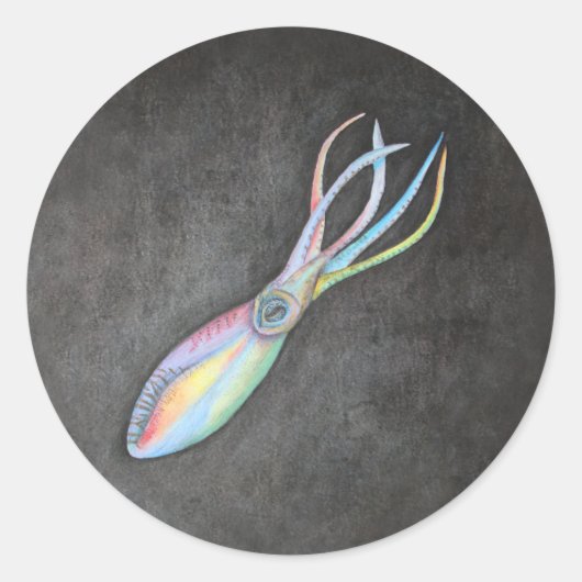 Stickers calmar arc-en-ciel (Devant)