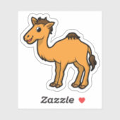 Stickers Camel Cartoon Cute (Feuille)