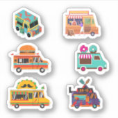 Stickers Camion alimentaire (Devant)