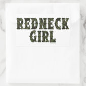 Stickers Camo Green Girl Redneck (Sac)