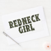 Stickers Camo Green Girl Redneck (Enveloppe)
