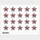 Stickers Camo Rouge personnalisés (Feuille)
