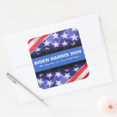 Stickers Campagne Drapeau BIDEN HARRIS 2020 USA (Enveloppe)