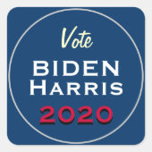 Stickers Campagne Vote Biden Harris 2020 (Devant)