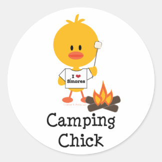 Stickers Camping Chick