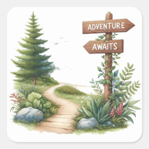 Stickers Camping été amusant