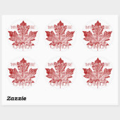 Stickers Canada cool Personnalisé Sticker Canada (Feuille)