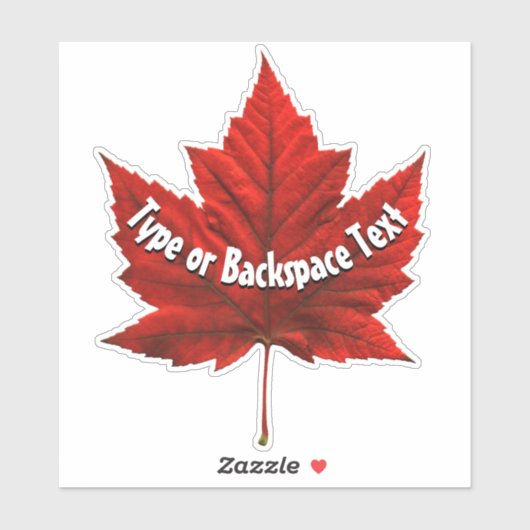 Stickers Canada Custom Canada Maple Leaf Decks (Feuille)
